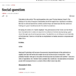 Social Question