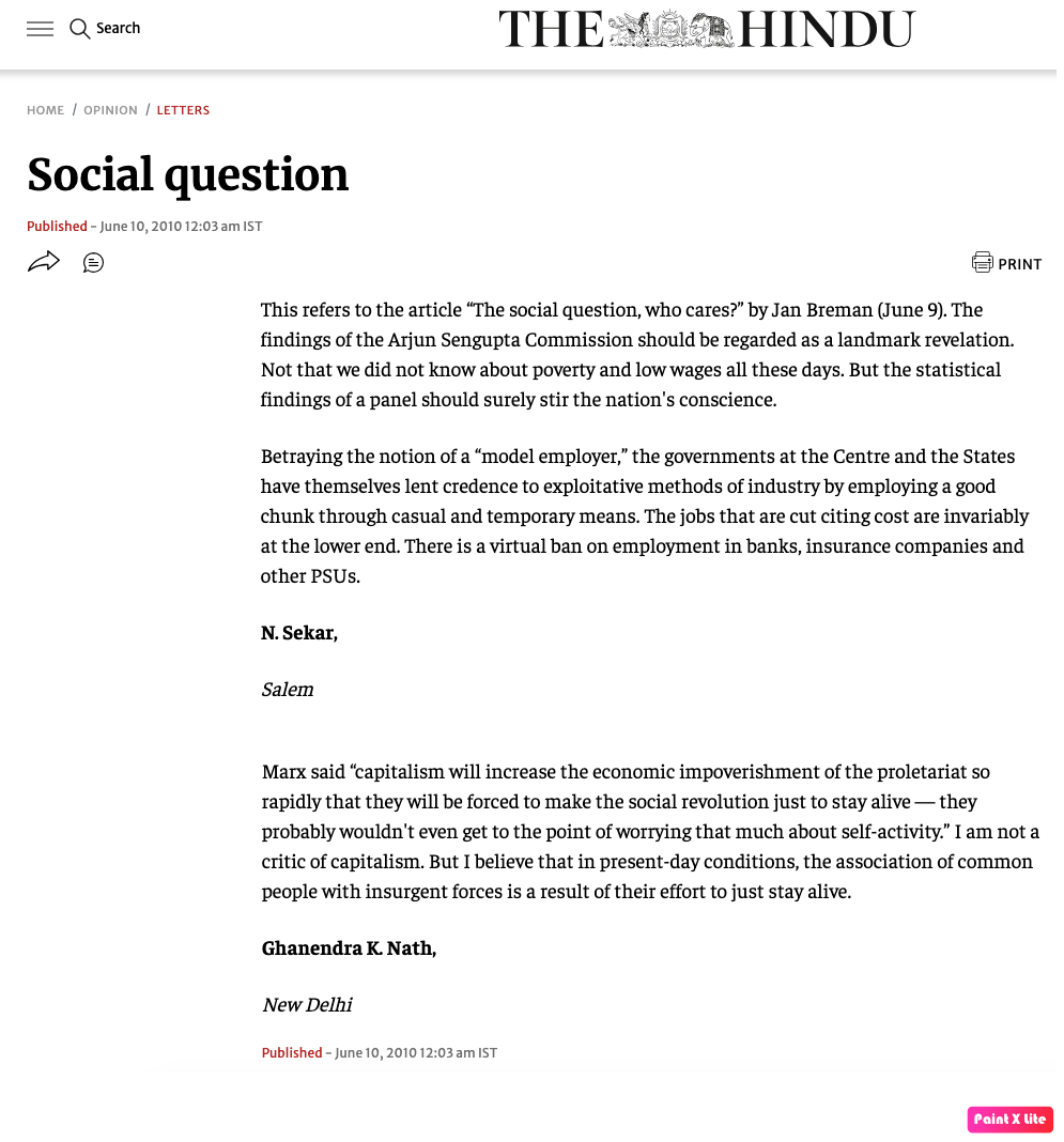 Social Question